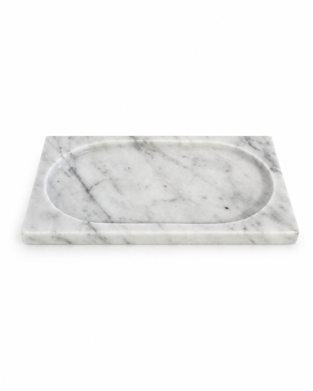 Plateau Rectangulaire en Marbre 22x14cm – Décoration Rafinée