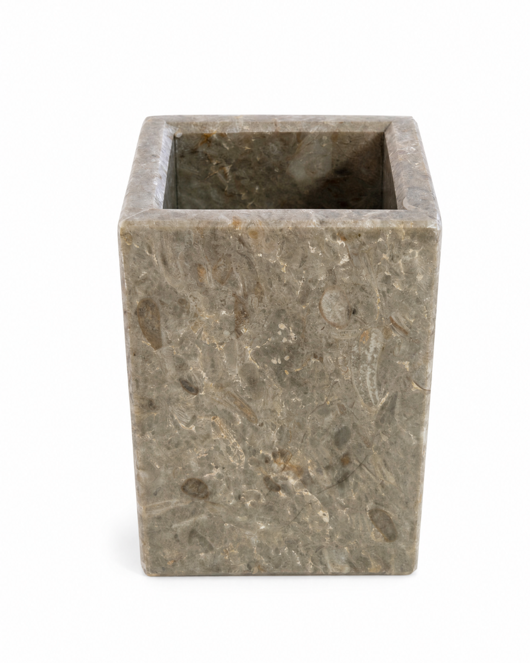 Pot en Marbre Naturel 12x8cm – Décoration & Rangement Élégant