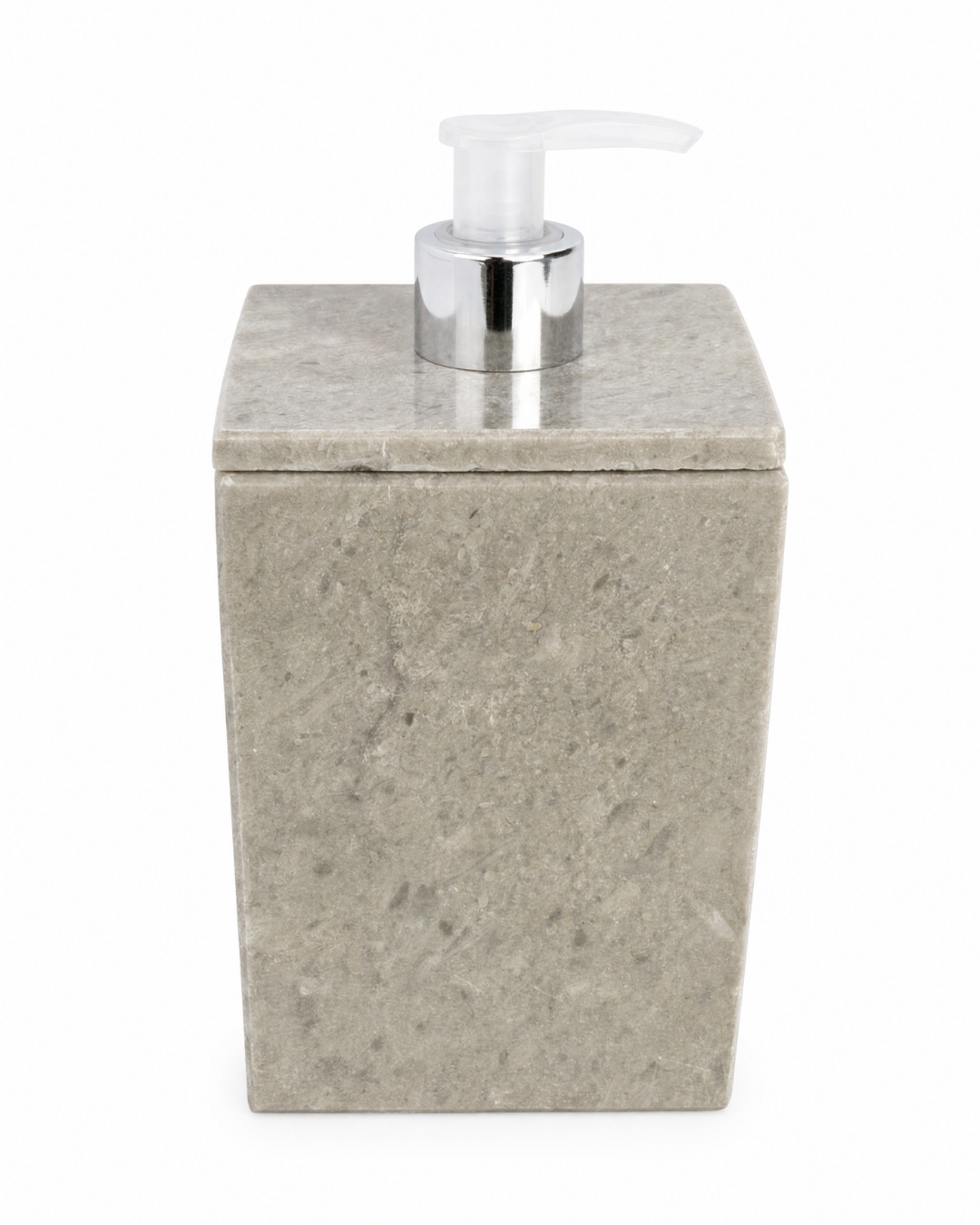 Porte-Savon Liquide en Marbre Naturel – Distributeur Élégant pour Salle de Bain