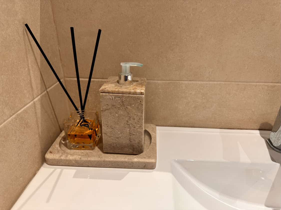 Plateau Rectangulaire en Marbre 22x14cm – Décoration Rafinée